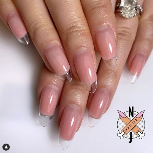 Glass French Manicures Are THE Trend - Gina's Platform