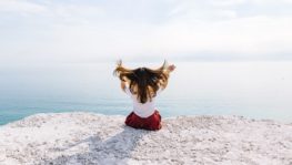 Girl in the Beach