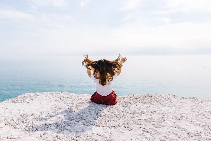 Girl in the Beach